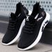 Men's White Breathable Mesh Sneakers Trendy Versatile Casual Lightweight Soft Soled Sports Shoes Cross Border Low Top_vogvips.com