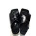 2026 Summer New High-Quality Style Thick-Soled Cross Sandals For Women Slip-On Genuine Leather Denim Half Slippers_vogvips.com