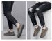 Men's Mesh Board Shoes Two-layer Cowhide Enlarged Hole Mesh Breathable Leisure Sports_vogvips.com