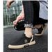 Men's Shoes Breathable Summer Casual Shoes - Slip-On Canvas Loafers With Rubber Sole For Driving, Walking & Running_vogvips.com