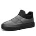 Men's Shoes Men's Winter New Style Plus Velvet Thick Warm Waterproof Slip On Cotton Shoes Thick Sole Leisure Outdoor Work Snow Boots_vogvips.com