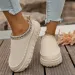 Hot Free Shipping Designer For Woman Cotton Shoes Keep Warm Fashion Boots Outdoor Casual Snow Boots Black Brown White_vogvips.com