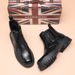 Men's Martin Thick Sole Autumn New Mid-Top Soft Leather Short Fashion Trend Motorcycle Height Increasing Boots_vogvips.com