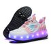 MaiSuHu Children's Boys Girls Adults Walking Double Wheel Shoes Women's Roller Skates_vogvips.com