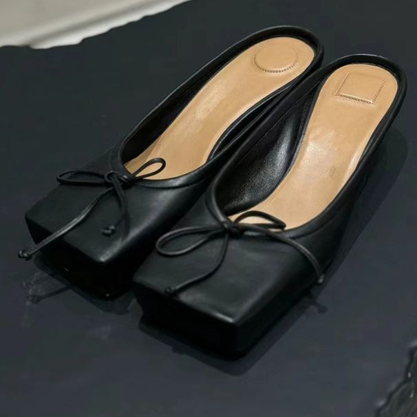 European And American Style Square-toed Stiletto Slippers For Women, 2026 Spring/summer, Lazy Slip-on Niche Design,_vogvips.com