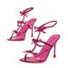 New Sexy Flip Flops With Three Strap Bow Heels_vogvips.com
