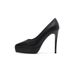 1233A Pointed Toe Stiletto Waterproof Platform High Heels For Women 2025 Spring New European And American Sexy Suede_vogvips.com