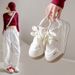 Little White Shoes Female And Female Students Leisure Sports Versatile Board Shoes Street Shooting_vogvips.com