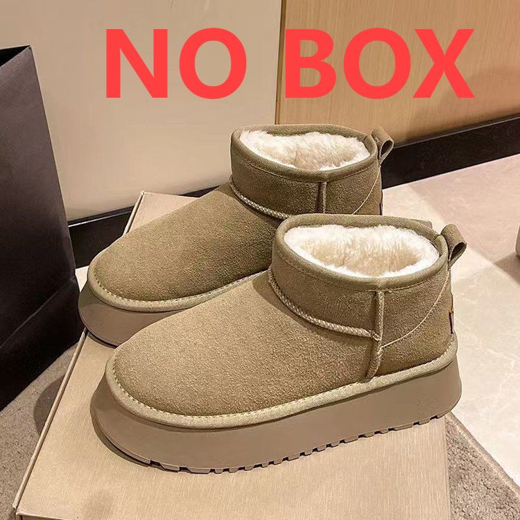 Thick Bottom Outer Wear Short Tube Foreign Trade Snow Boots Women's 2023 Winter New All-match Plus Velvet Padded Non-slip Warm Cotton Shoes_vogvips.com