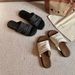 Women's Shoes Bangkok Travel Notes ~ Retro Leisure Vacation Beach Flat Sandals For Women Summer Outdoor Flat Sandals_vogvips.com