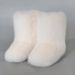 Women's Fur Boots, Warm Shoes, Imitation Fox Midsole, Imitation Raccoon Fur Grass, Winter Snow Boots_vogvips.com