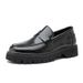 Large Men's Toe Shoes, Pointed Leather Shoes, Thick Soled Formal Wear, Business Casual Shoes, Loafers, Versatile Men's Shoes For The Workplace_vogvips.com