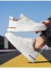 Spring Men's Shoes Breathable Small White Shoes Men's Trend All Take Light Thick Sole Sports Leisure Shoes Tide Shoes_vogvips.com