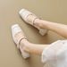French High Heels Women's Word With Shallow Mouth Fairy Style Mary Jane Shoes Thick Heel Single Shoes Women_vogvips.com
