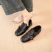 Fleece Small Leather Shoes Women's Brock Loafers Single Shoes_vogvips.com
