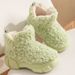 Women's Snow Boots Thick Sole Height Increasing Outdoor Fashion Plush Warm Cold-Proof Couple's Platform Winter_vogvips.com