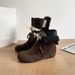 Women's Shoes Cowboy Boots Shoes Retro Yellow Boots With Lace Up Boots For Women New Slimming Street Style Boxing Boots Round Toed Genuine Leather Desert Boots_vogvips.com
