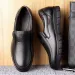Genuine Leather Casual For Men Handmade Flat Platform Walking Shoes Outdoor Footwear Loafers Breathable Sneakers_vogvips.com