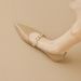 Pointed Single Shoes Women's Shallow Mouth Temperament Soft Sole Small Fragrant Mary Jane Flats_vogvips.com