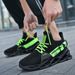 In Stock Extra Large Versatile Trendy Export Men's Flyknit Blade Sole Breathable Lightweight Running Couple Shoes_vogvips.com