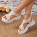 New Autumn Fish Head Leisure Sleeve Fashion Sandals Platform Women's Shoes Large Size Sports Casual Shoes_vogvips.com