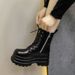 20cm Height Increasing Slimming Shoes, 9cm British Style Thick Sole New Boots, Short Martin Boots_vogvips.com