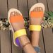 Women’s Shoes Women's Non Slip Wear Resistant Comfortable Soft Soled Colorful Flat Sandals_vogvips.com