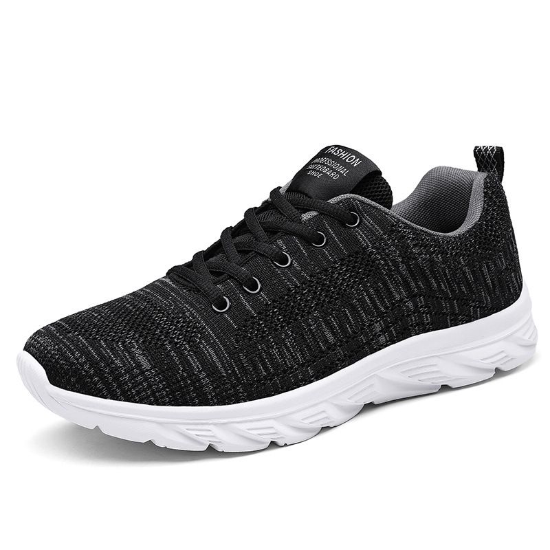 Men's Extra Large Size Shoes Size 45 46 Ultra Light Breathable Running Shoes Soft Soled Lightweight Casual Flying Weave_vogvips.com