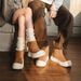Men's Shoes Niche Genuine Leather Snow Boots Men's Warm Non Slip Fur And Fur Short Boots Casual Low Top Cotton Shoes Women_vogvips.com