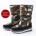 Winter Men And Women Snow Boots With Fleece Lining, Thickened Warm, Non-Slip, Long Waterproof, Thick Sole, Men's Boots,_vogvips.com