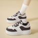 Autumn New Breathable White Women's Korean Version Versatile Thick Soled Sports Casual Board Shoes_vogvips.com