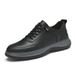 Men's Shoes Casual Leather Shoes Sports Casual Shoes Leather Surface Small White Hiking Off-road Sports Sole_vogvips.com