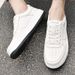 Men's Board Shoes Breathable Thin Shoes Non-slip White Shoes Casual Sports Casual Board Shoes_vogvips.com