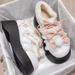 2025 Winter Women, Furry With Fleece, Cute Japanese Style Soft Girl Lolita Leather Shoes For Students_vogvips.com