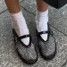 Ballet Flats Leather New Designer Wedding Dress Split Toe Shoes Loafers 100% Cowhide Bowknot Ballet Flats Top Quality_vogvips.com