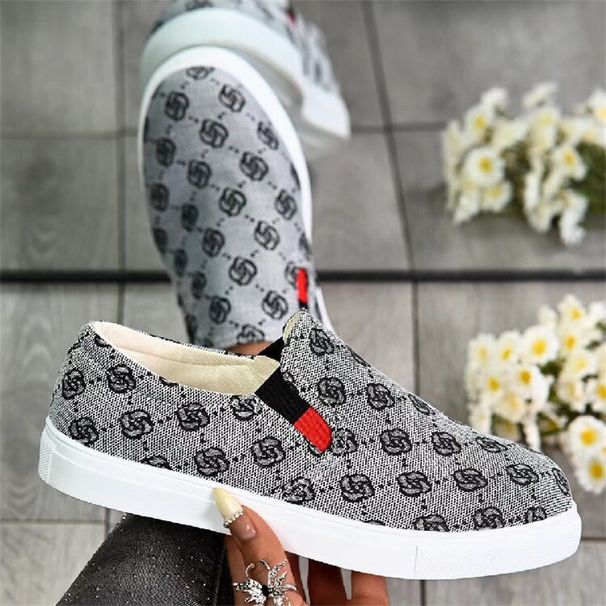 2024 New Foreign Trade All Match Net Red Single Shoes Fashionable Round Toe Single Shoes Women Sports Breathable Non Slip Soft Sole Women's Shoes_vogvips.com