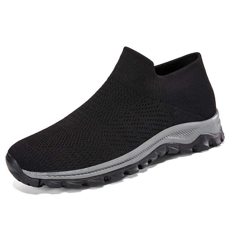 Popular Spring Summer Casual Shoes For Men, Breathable Mesh Large-size Slip-on Men's Shoes, Trendy And In Stock_vogvips.com