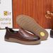 New leather hand stitched men's overstep shoes_vogvips.com