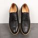 Euro Step Spring Brogue Korean Version British Style Trendy Breathable Business Men's Wedding Hairstylist Formal Leather Shoes_vogvips.com