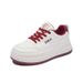Little White Shoes Female Students Thick-soled Heightening Shoes Sports Board Shoes Casual Street Shoes_vogvips.com