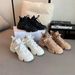 2026 Spring Summer New Genuine Leather D Dad Thick Sole Height Increasing Sneakers Casual Versatile Retro White Shoes_vogvips.com