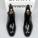 European Warm Series New Men's Youth Trendy Patent Leather Mid-top Outdoor Cowboy Boots Work Shoes For Men_vogvips.com