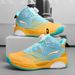 Children's Basketball Shoes Face Thick Bottom Sneakers Anti-slip Swivel Buckle Children's Walking Shoes_vogvips.com