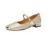 2025 Fashion New Chinese One Belt Low Heel Mary Jane French Water Diamond Style Flat Bottom Single Shoes Women's Dress_vogvips.com