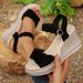 New Rhinestones One-line Buckle High-heeled Sandals Comfortable Women's Sandals_vogvips.com