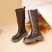 Slimming Petite Thick-Soled Height-Increasing For Women, Over-the-Knee, 2025 Spring And Autumn New High Tube Long Boots,_vogvips.com
