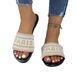 plus Size Flat Slippers for Women Casual round Toe Single Strap Slip-On Home Comfortable Sandals in Various Colors_vogvips.com