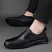 Old Man's Head, Business Formal Casual Shoes, Spring And Autumn Low Cut Lace Up Leather Top Layer, Cowhide Face Cover,_vogvips.com