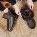 Winter Snow Boots Men's New Fur Integrated Warm Piled Thickened Leather Waterproof Casual Sports Cotton Shoes_vogvips.com