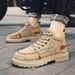 European Warm Series 2025 Autumn New High-top Martin Boots Sports Wear-resistant Hiking Men's Trendy Versatile Shoes Men 8610_vogvips.com